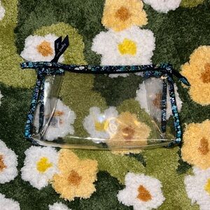 Vera Bradley Clear Cosmetic Bag